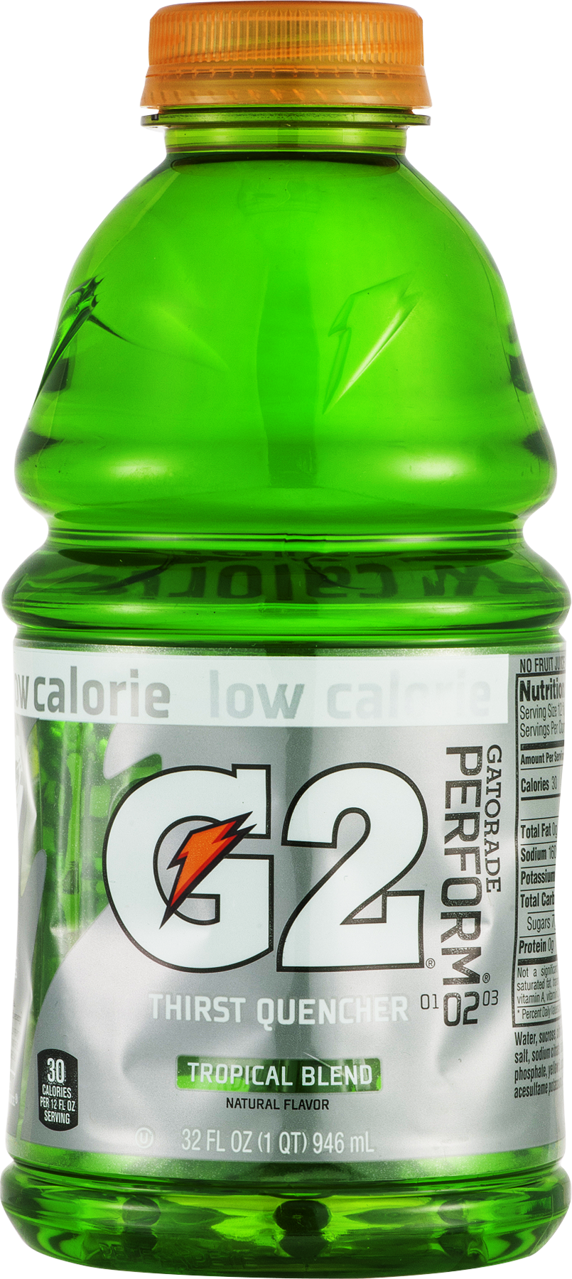 Gatorade G2 Thirst Quencher Tropical Blend Drink, 32 - Sports Drink (805x1800), Png Download