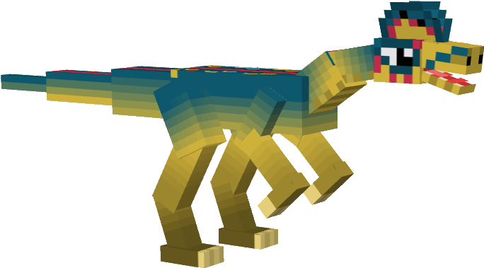 Dilophosaurus1 - Its About Time Minecraft Mod (776x544), Png Download