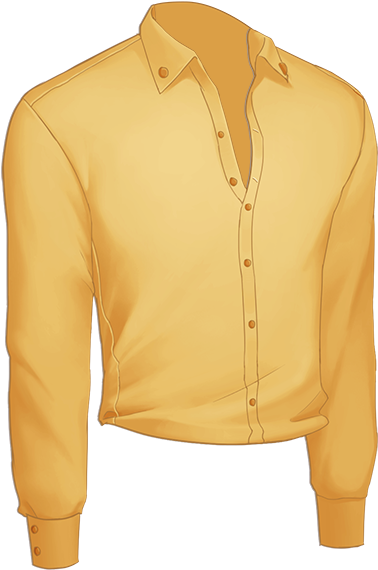 C 4mgeneric S4shirtlong Opencollarbuttonup Cottondaffodil - Zipper (592x592), Png Download
