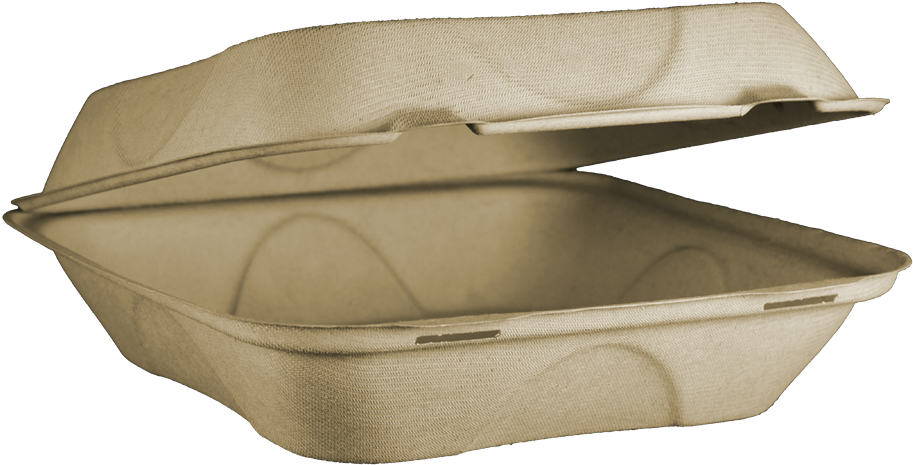 9x9x3" Fiber Clamshell, Heavy Weight - Messenger Bag (1000x1000), Png Download