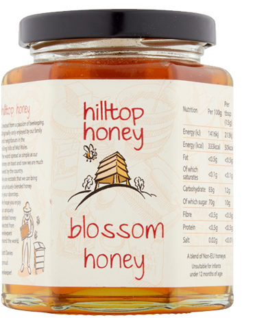 Hilltop Honey Blossom Honey Jar 340g - Dulce De Leche (600x940), Png Download