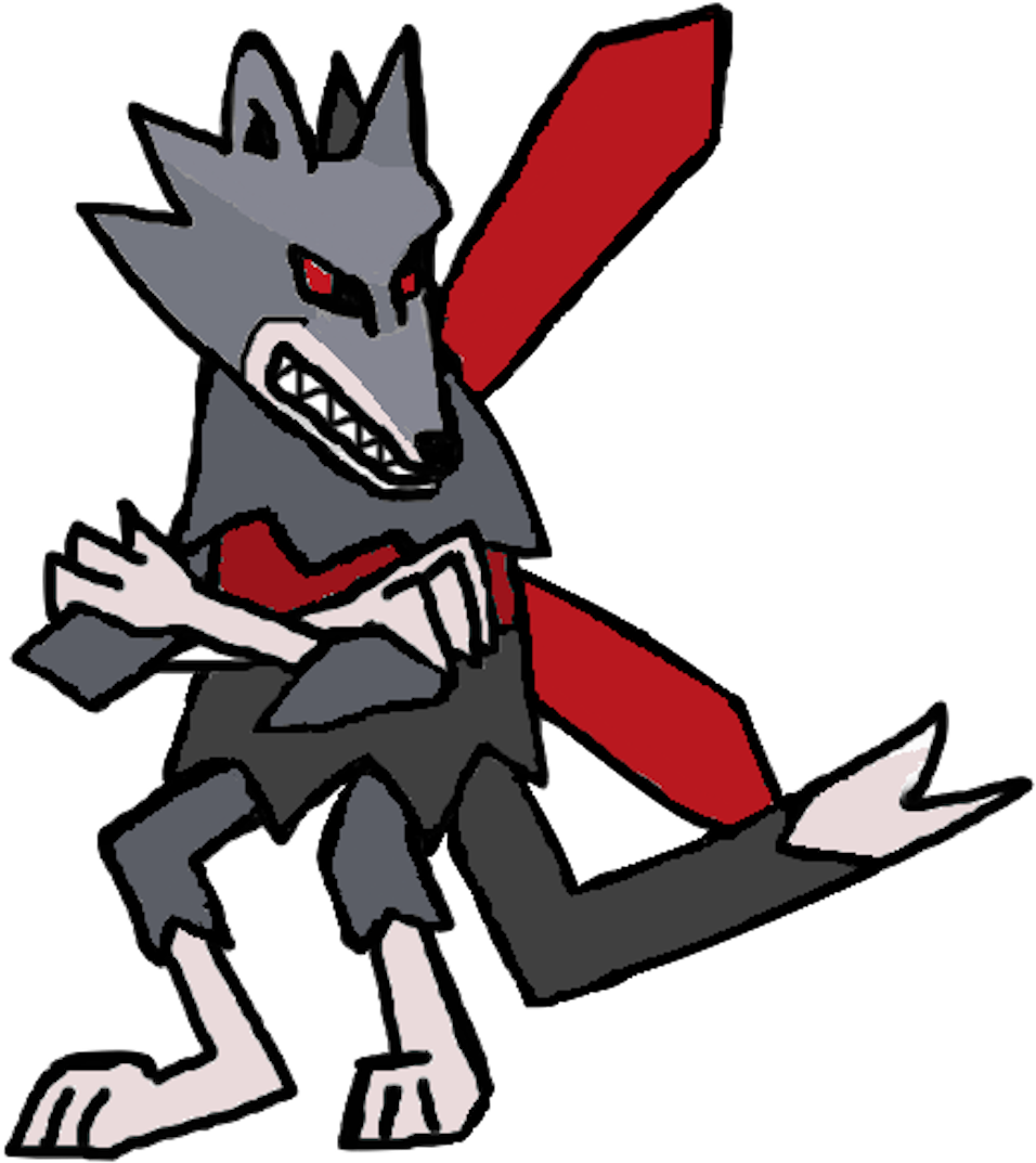 Roto-wolf King - Cartoon (959x1080), Png Download
