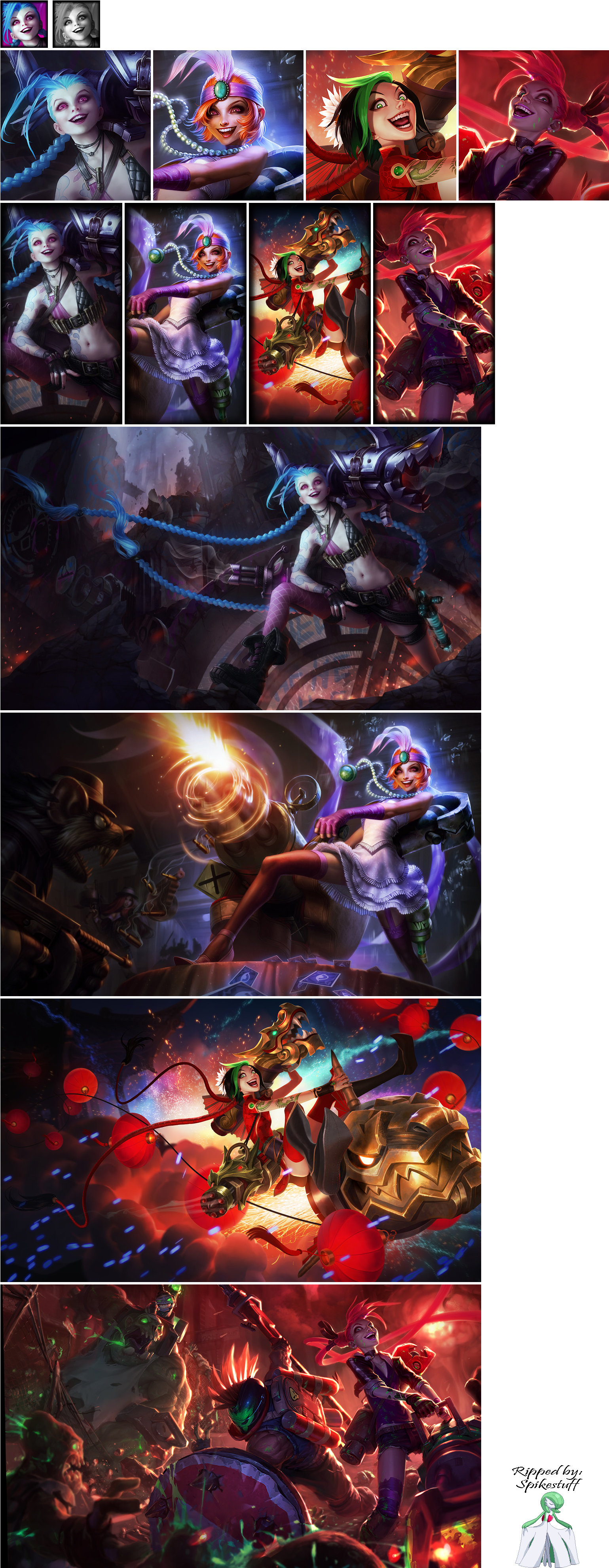 Click For Full Sized Image Jinx - Action Figure (1550x3976), Png Download