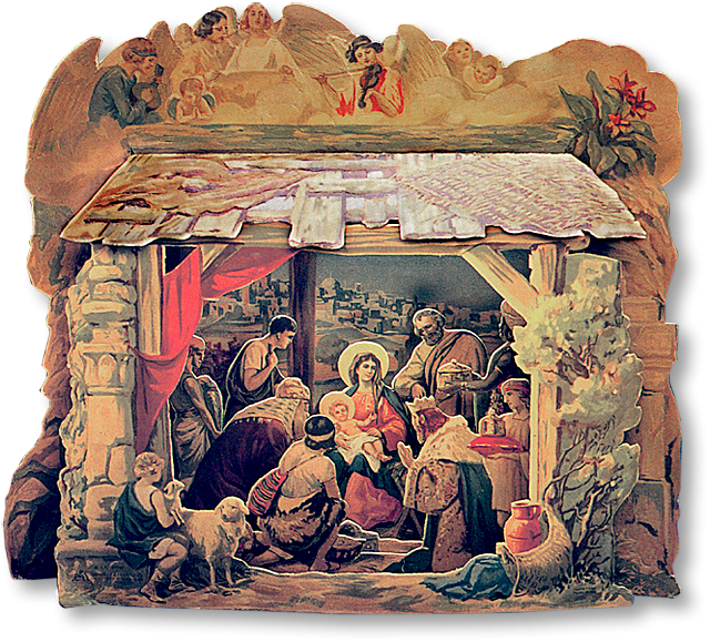 Nativity 3d (640x579), Png Download