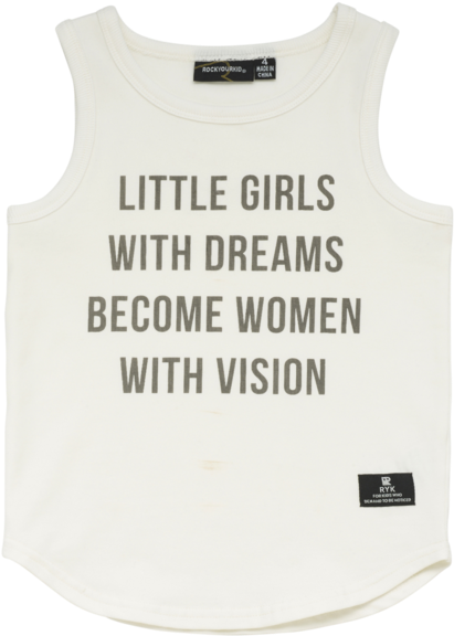 Rock Your Kid Vision Singlet Rock Your Kid Vision Singlet - Little Drops (630x630), Png Download