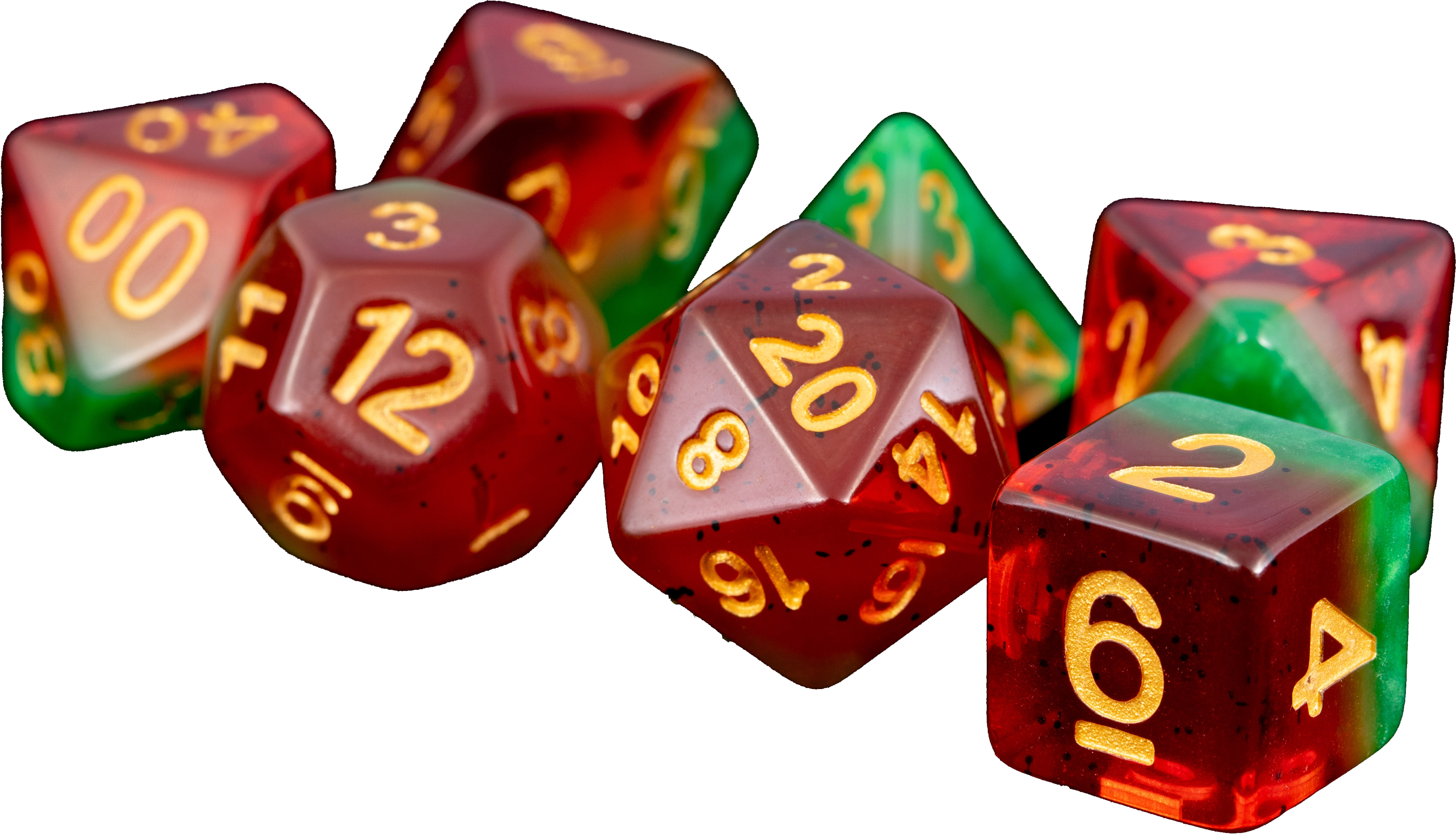 Mdg Resin 7 Die Set Fruit Watermelon - Dice (3975x2278), Png Download