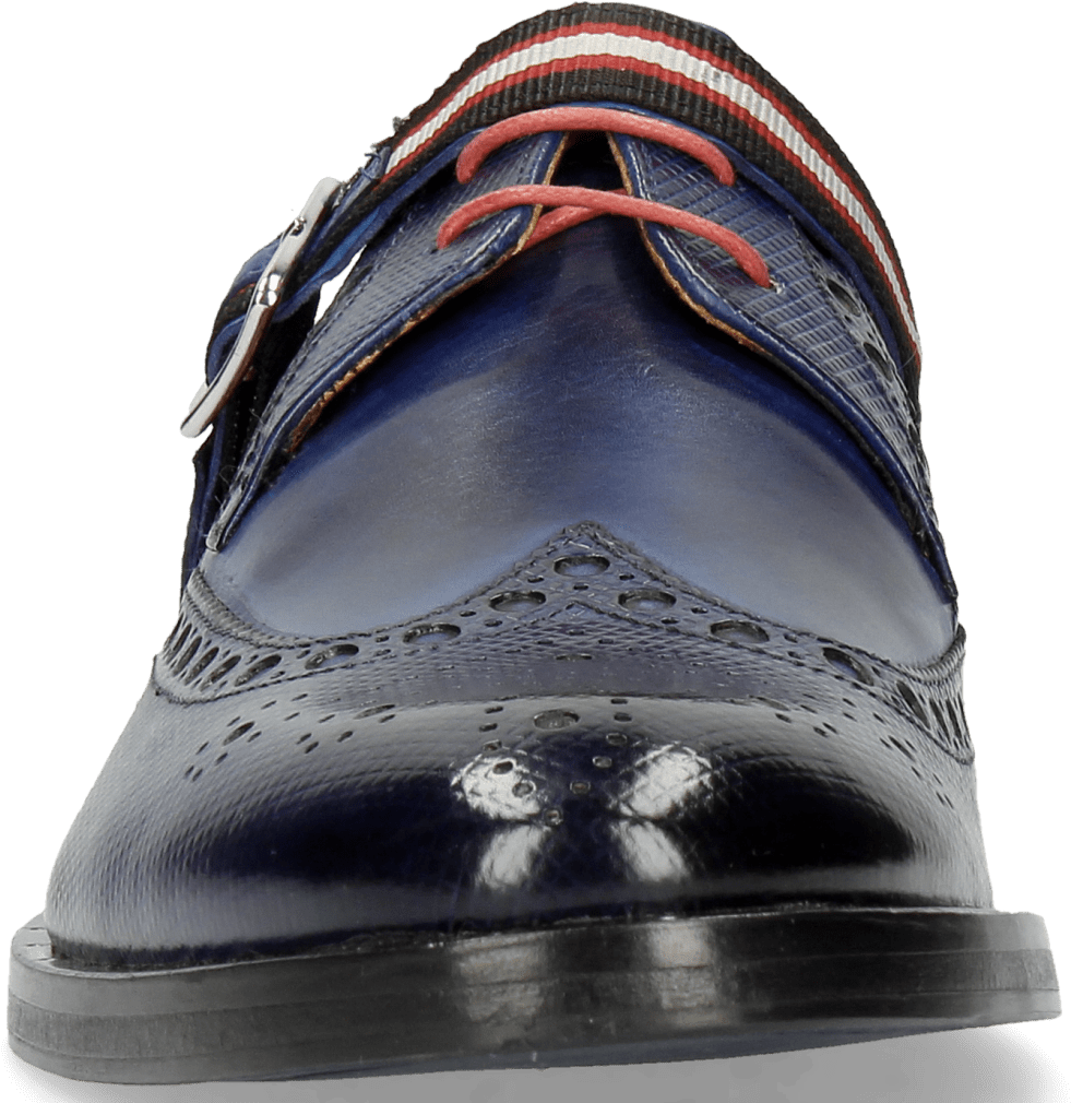 Derby Shoes Mika 7 Dice Saphir Red Strap - Slip-on Shoe (1024x1024), Png Download