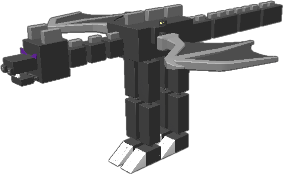 Made A Ragdoll Out Of Ender Dragon - Assault Rifle (768x768), Png Download