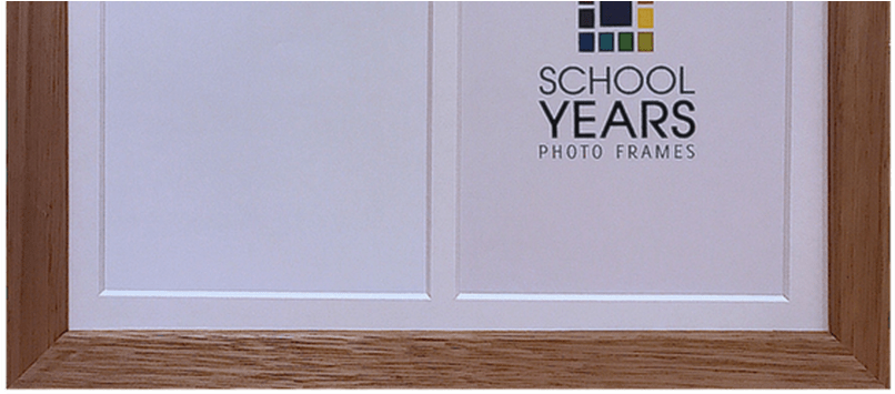 Portrait Frame Double School - Plywood (1200x715), Png Download