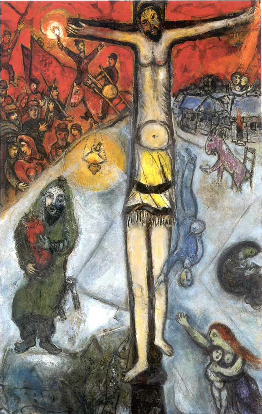 Christ Is Risen - Marc Chagall Resistance Resurrection Liberation (1354x1354), Png Download