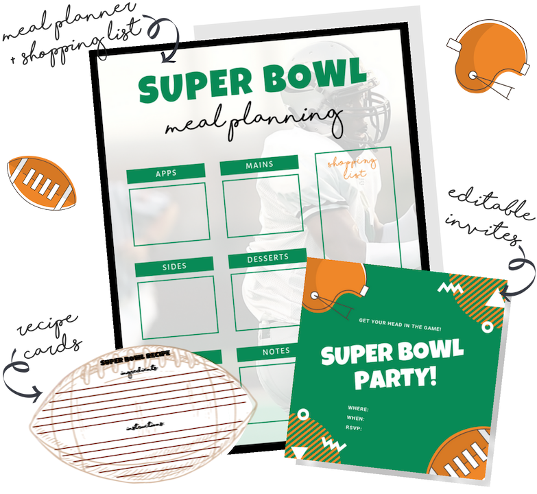 Get Instant Access To Your Super Bowl Planning Printables - Paper (800x800), Png Download