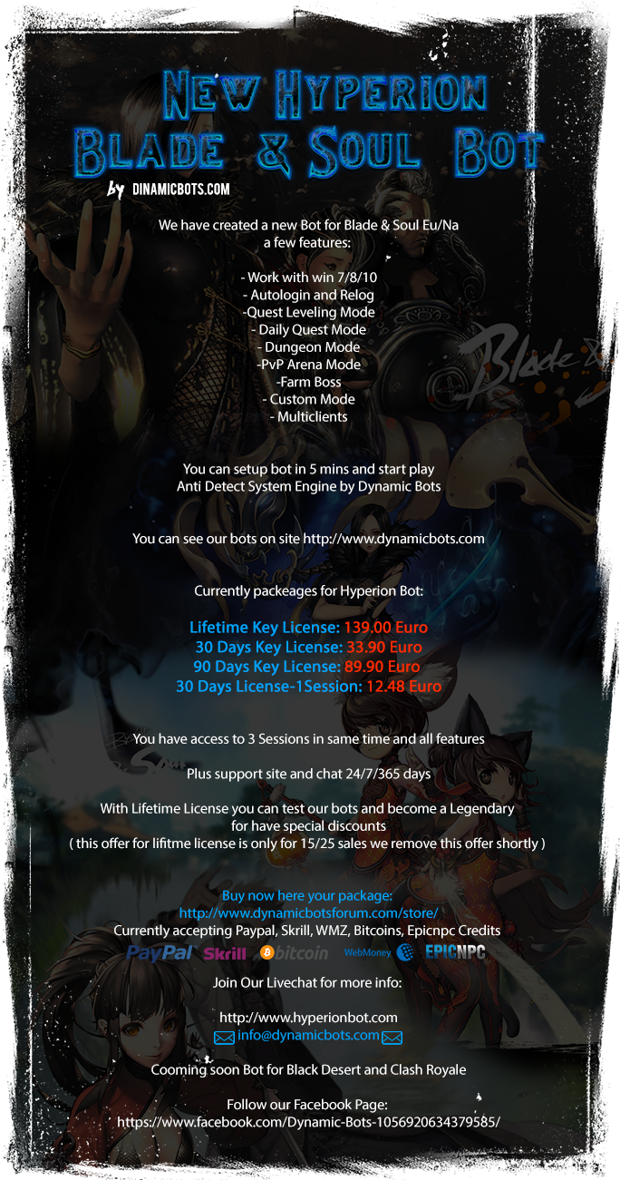 [video=vimeo - 185864010]https - //vimeo - Com/185864010[/video] - Blade And Soul (850x1300), Png Download