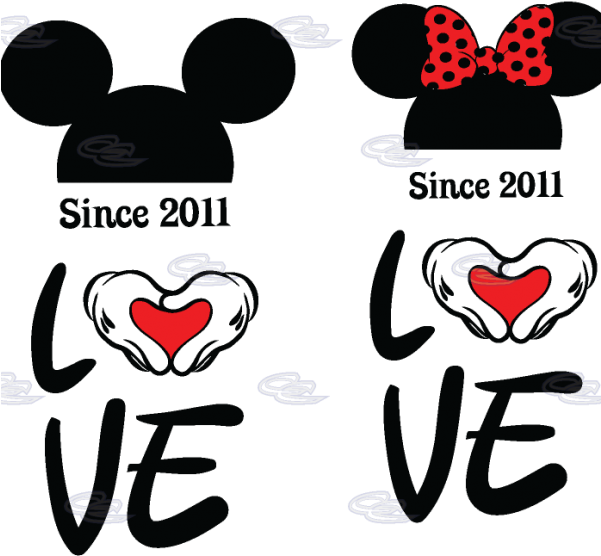 600 X 600 Png 144kbmickey - Love Mickey Y Minnie (600x600), Png Download