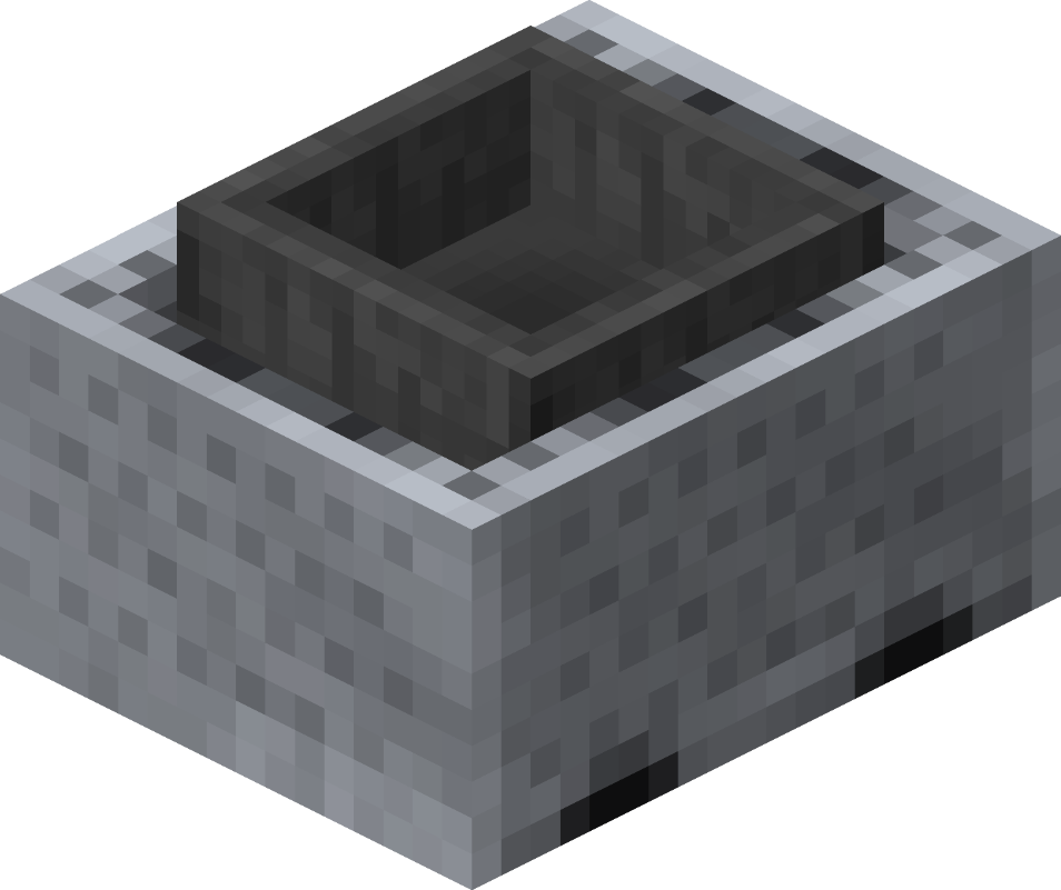 Minecraft Hopper Minecart (954x801), Png Download