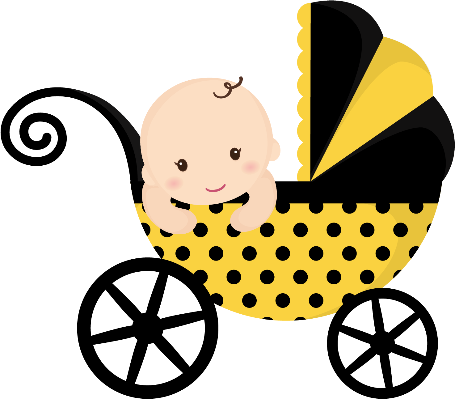 Pastel Baby Blocks Clipart - Bee Baby Clipart (1500x1500), Png Download