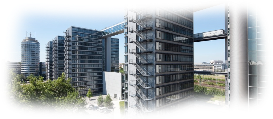 Office Building - Commercial Building (1044x521), Png Download