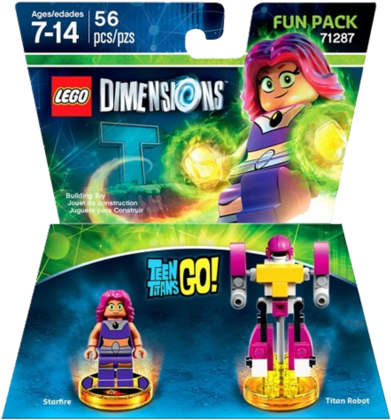 Lego Dimensions Teen Titans Go Fun Pack (1316x1400), Png Download