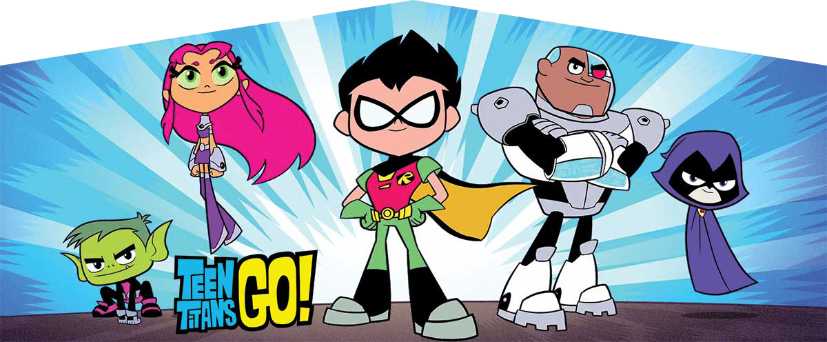 Teen Titans Go Banner - Teen Titans Go To The Movies Poster (1200x496), Png Download