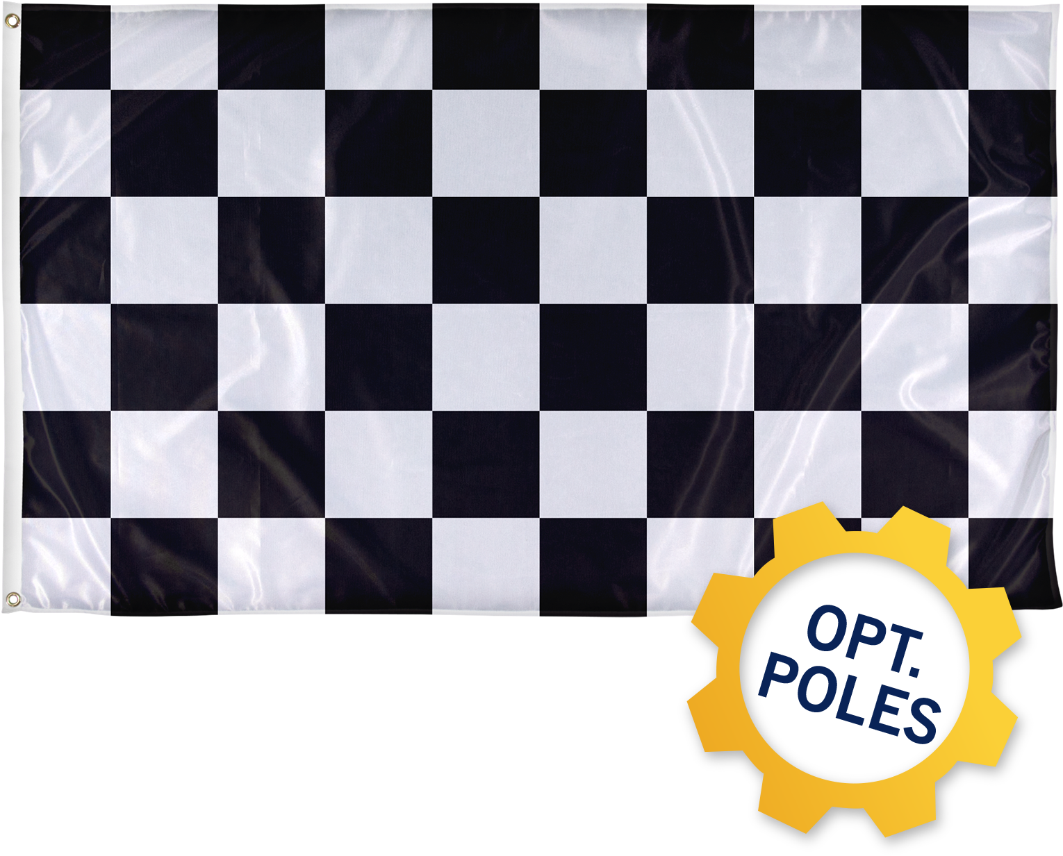 Checkered Flag - Checkered Racing Flag (1829x1600), Png Download