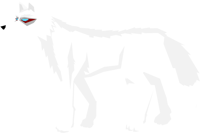 Frost Wolf Without Background - Without Background (1000x756), Png Download