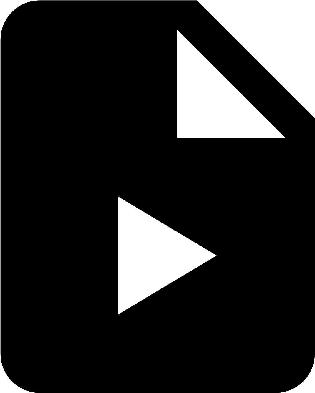 Video File Icon - Sign (1600x1600), Png Download