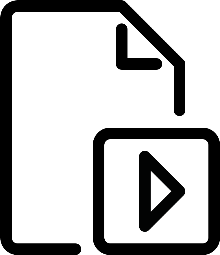 Document Type Video - Type Form Icon (960x960), Png Download