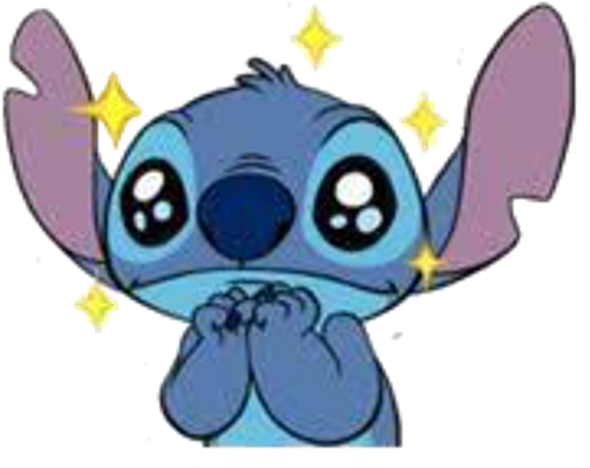 Cute Sticker - Stickers Stitch (1024x931), Png Download