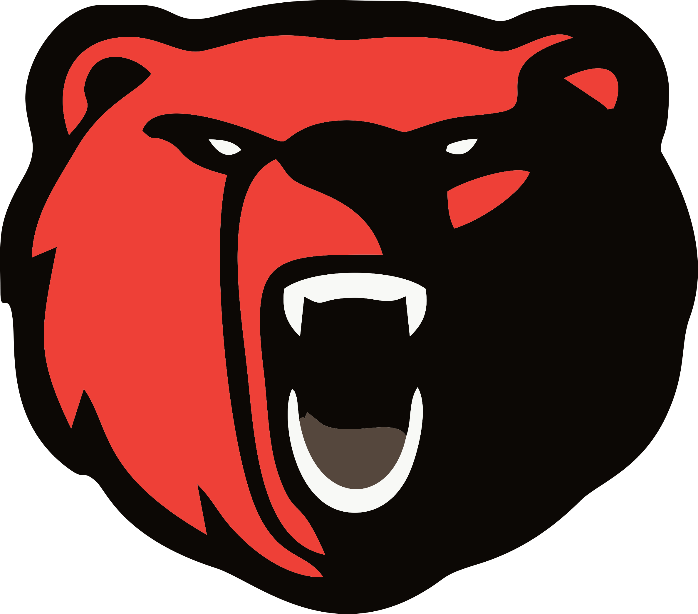 Redbear89 - Mod Db - Bear Logo Red And Black (2376x2088), Png Download