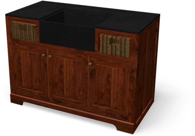 Kitchen Counter 120 Lubéron By Maisons Du Monde - Sideboard (1000x1000), Png Download