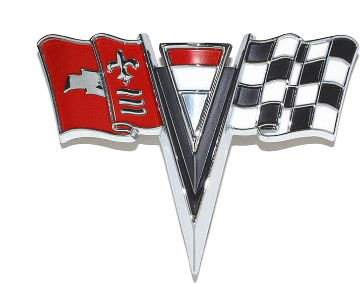 1964 - 1963 Corvette Stingray Badge (800x617), Png Download