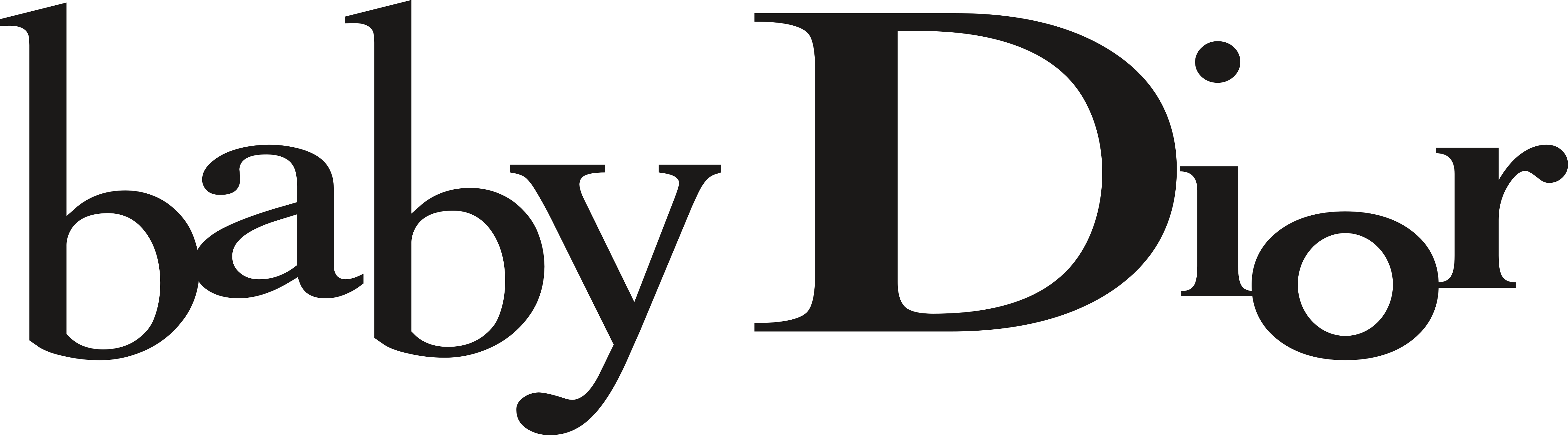 Baby Dior Logo, Cdr - Tipografia Dior (5000x1388), Png Download