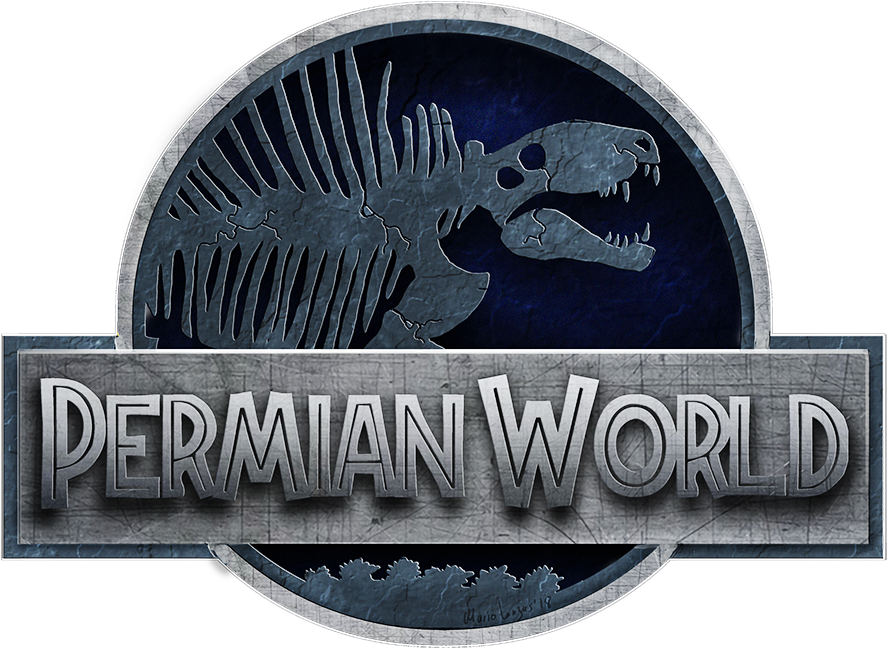 “ Permian World Logo Design - Label (1036x819), Png Download