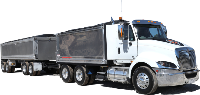 International Prostar Tipper Dog - Trailer Truck (669x473), Png Download