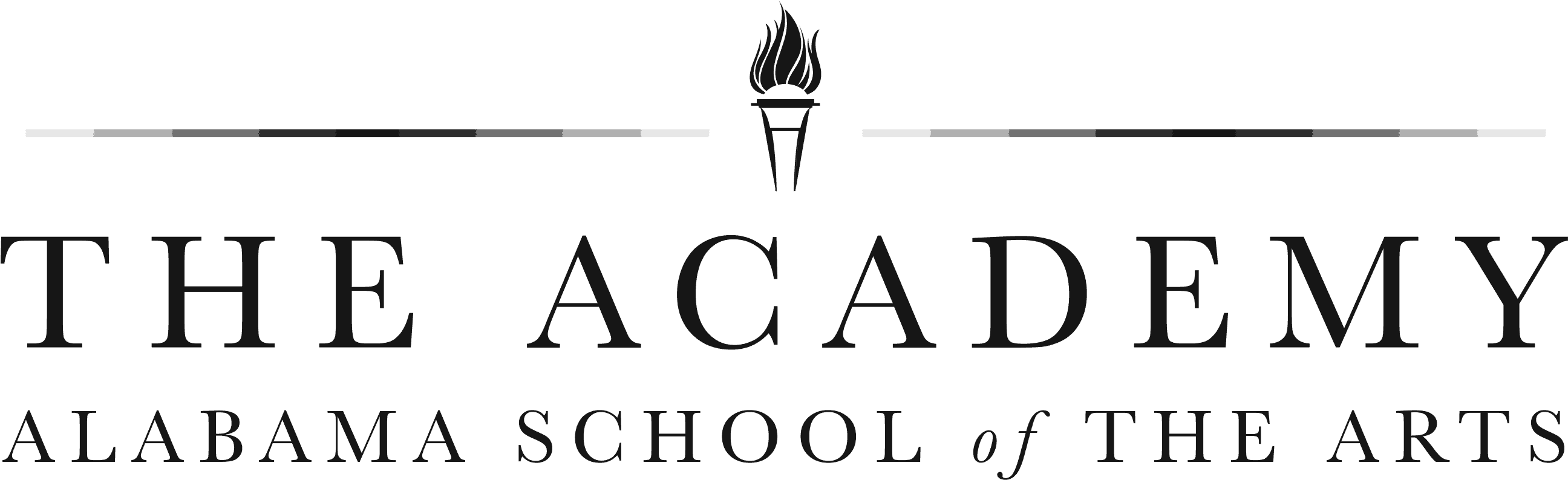 The Academy At Alabama School Of The Arts Is An Extension - Line Art (3000x832), Png Download