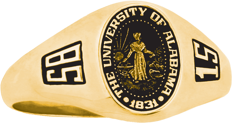 University Of Alabama Women's Laurel Ring - Emblem (800x800), Png Download