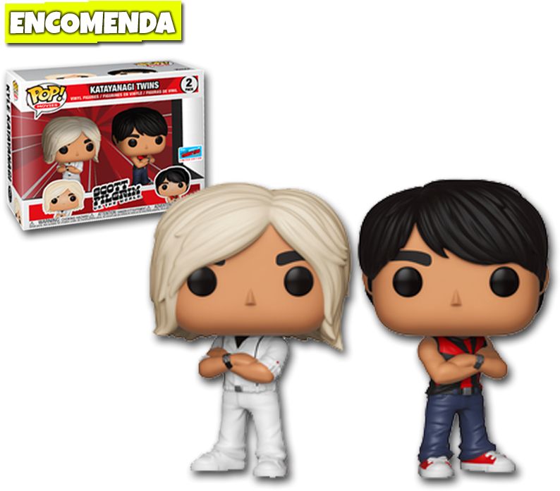 Scott Pilgrim Katayanagi Twins Pack Nycc - Scott Pilgrim Vs The World Funko Pops (800x800), Png Download