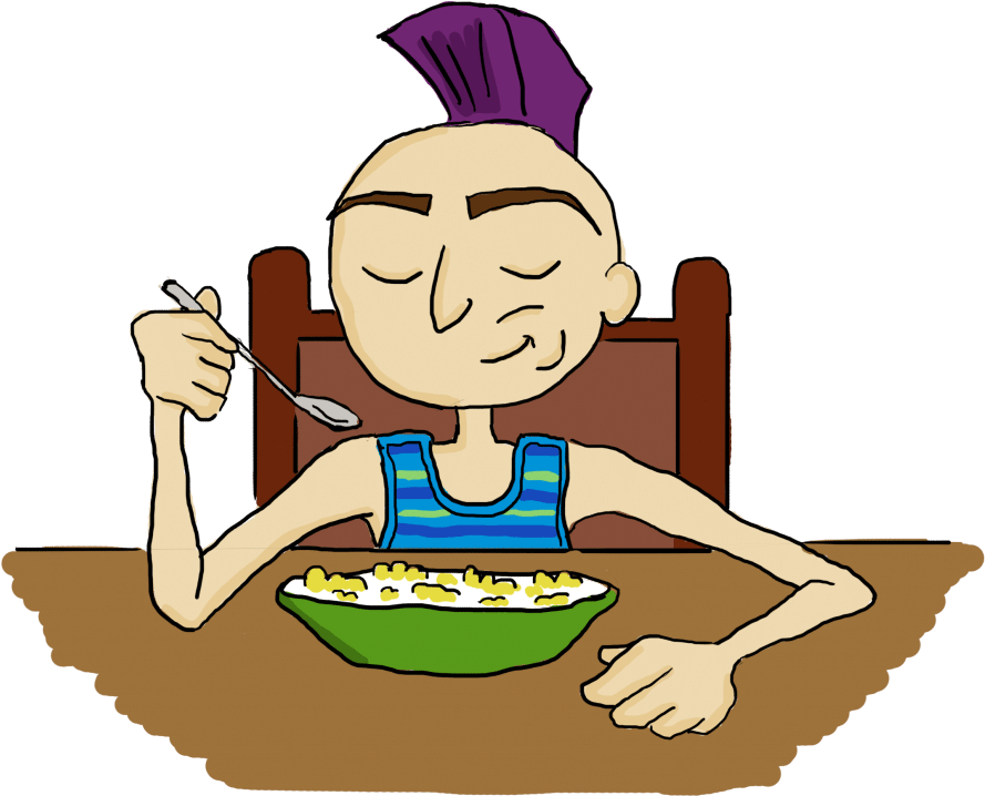 Mindful Eating For Kids - Makan Clipart Png (1024x826), Png Download