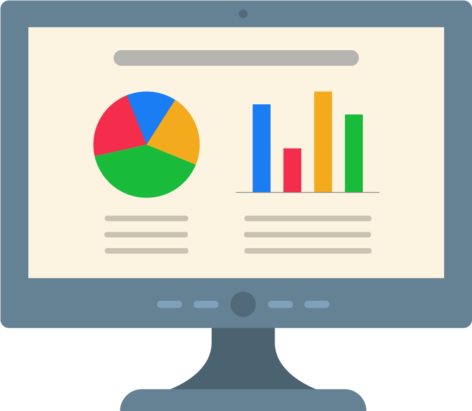 Illustrator Icon Png - Computer Monitor (1600x1600), Png Download