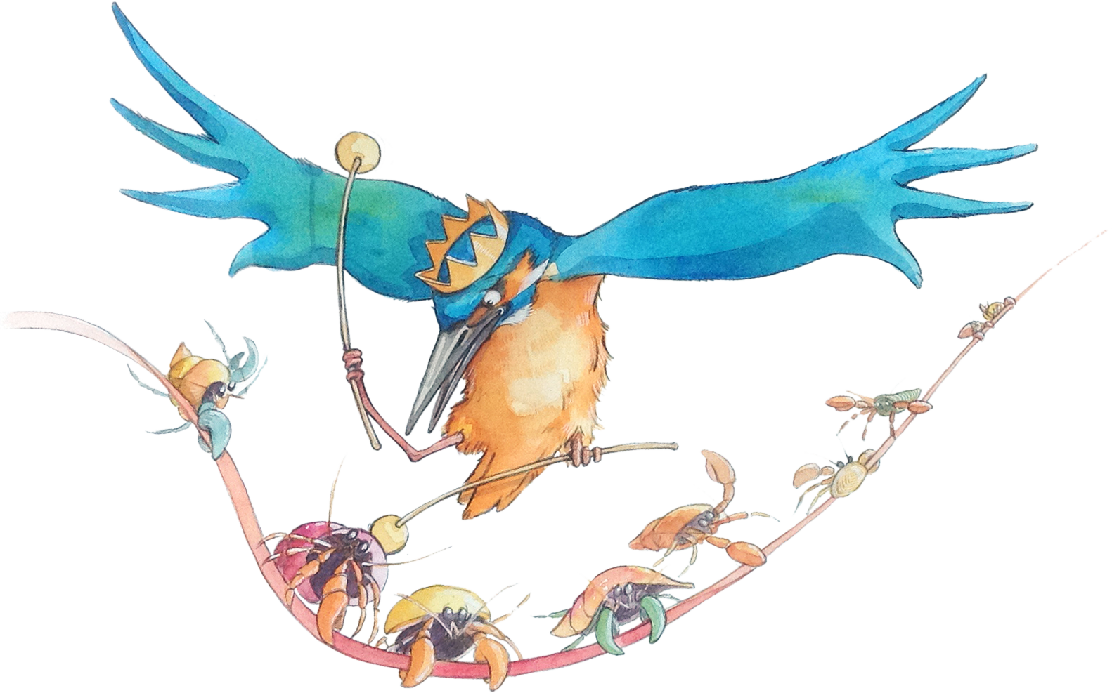 Picture Download Portfolio Nina Rycroft Grasshoppers - Illustration (1582x987), Png Download