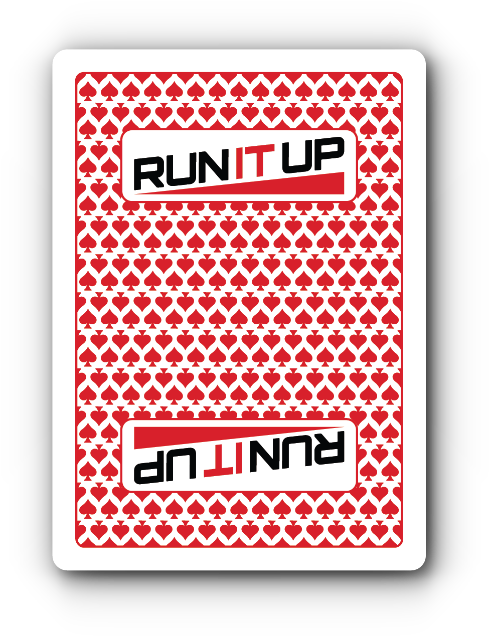 To Learn More About Faded Spade And View All Faded - Run It Up Cards (1026x1325), Png Download