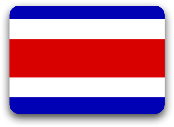 Costa-rica Flag - Codigo 506 (640x480), Png Download