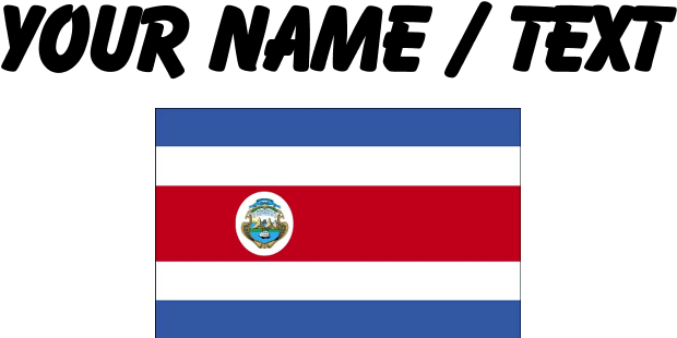 Custom Costa Rica Flag Mousepad - Costa Rica Flag (700x700), Png Download