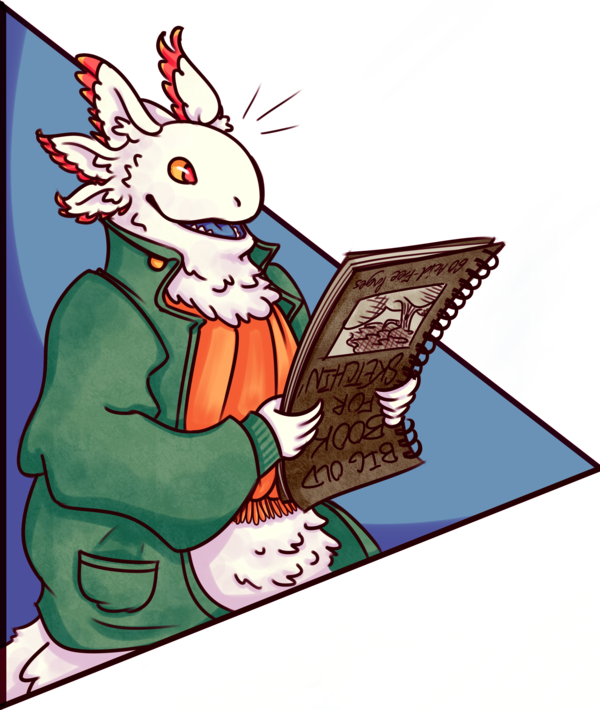 Ipo's Big Old Book For Sketchin' By Daeranilen - Cartoon (600x710), Png Download