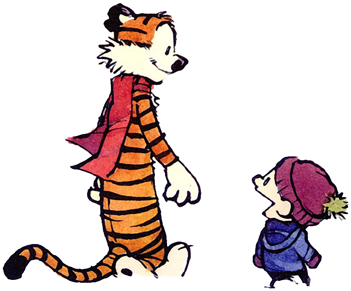 Yeah Calvin And Hobbes - Calvin And Hobbes Png (725x601), Png Download