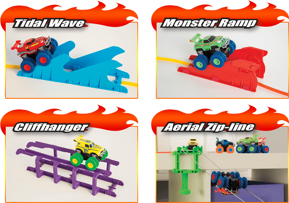 Get Ready For Full Throttle Adventure With Monster - Construction Set Toy (1024x700), Png Download