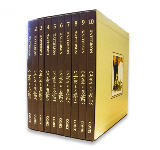 Cofanetto Completo Di Calvin & Hobbes - Calvin E Hobbes Cofanetto (650x611), Png Download