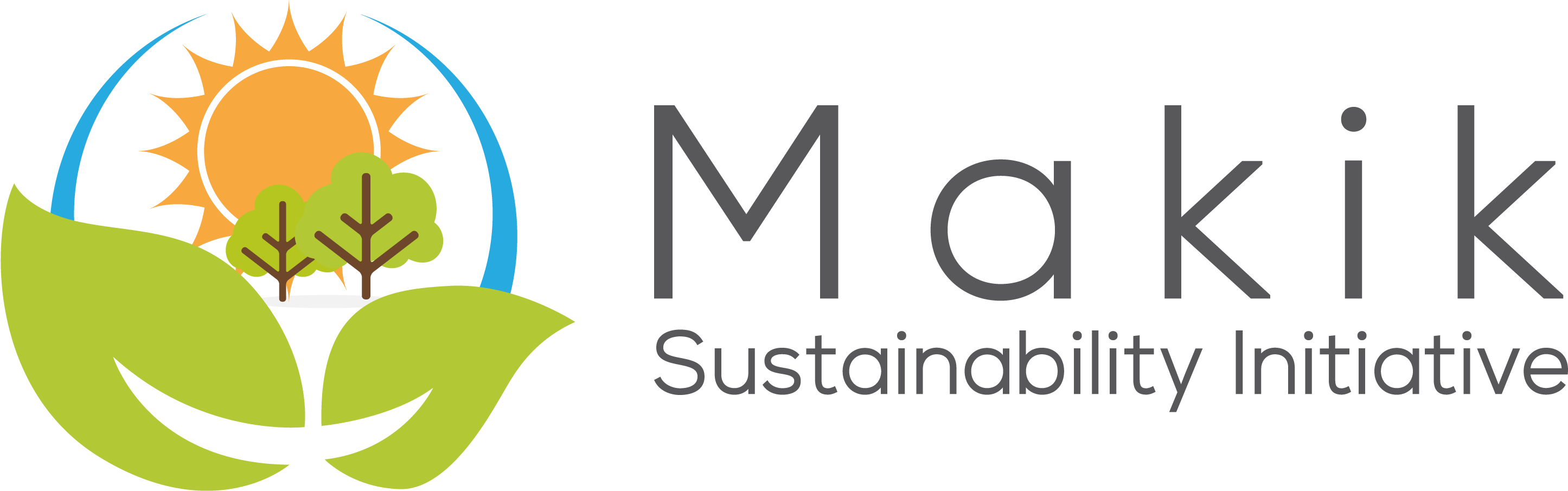 Makik Sustainability Initiative - Graphic Design (3000x996), Png Download