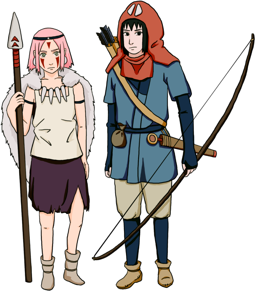 Studio Ghibli Baasama - Studio Ghibli Sasusaku (1280x1113), Png Download