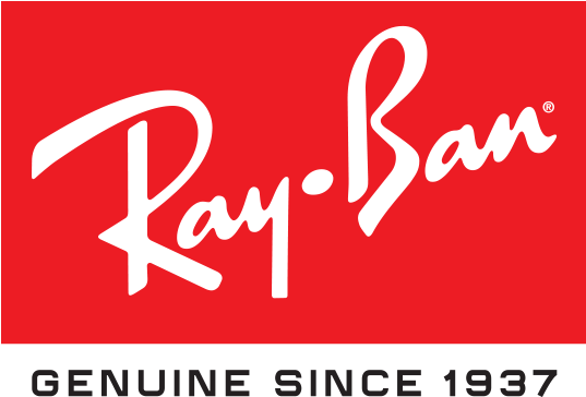 Rayban - Ray Ban Genuine Logo (800x400), Png Download