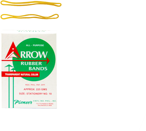 Rubber Band Arrow 225g - Transparency (1000x667), Png Download